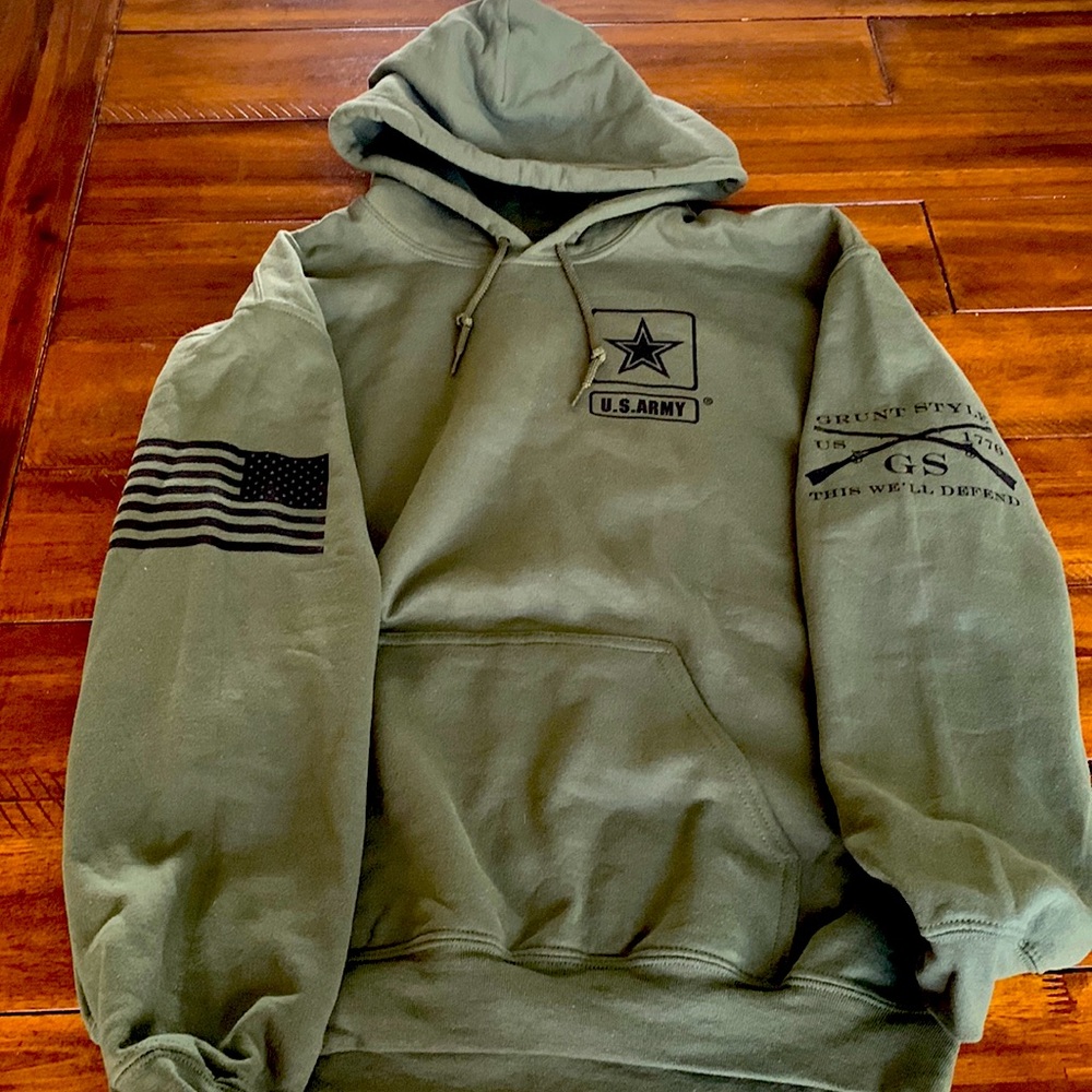 Grunt style army hoodie